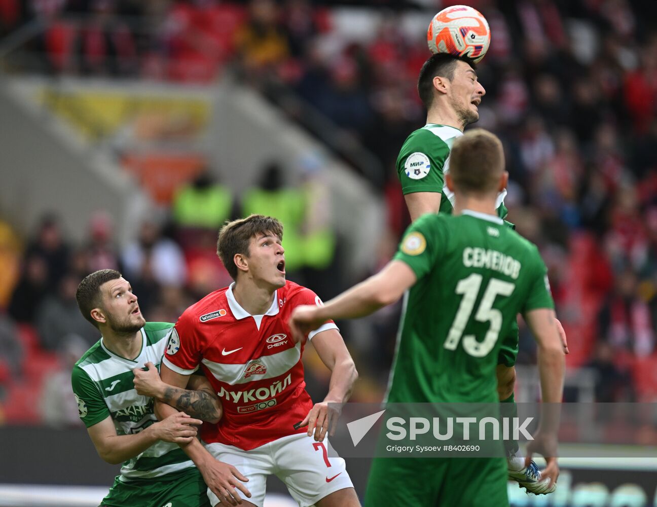 Russia Soccer Premiere-League Spartak - Akhmat