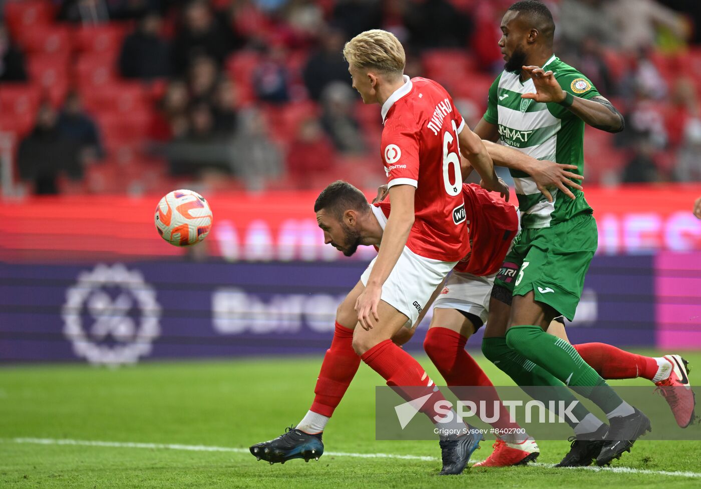 Russia Soccer Premiere-League Spartak - Akhmat