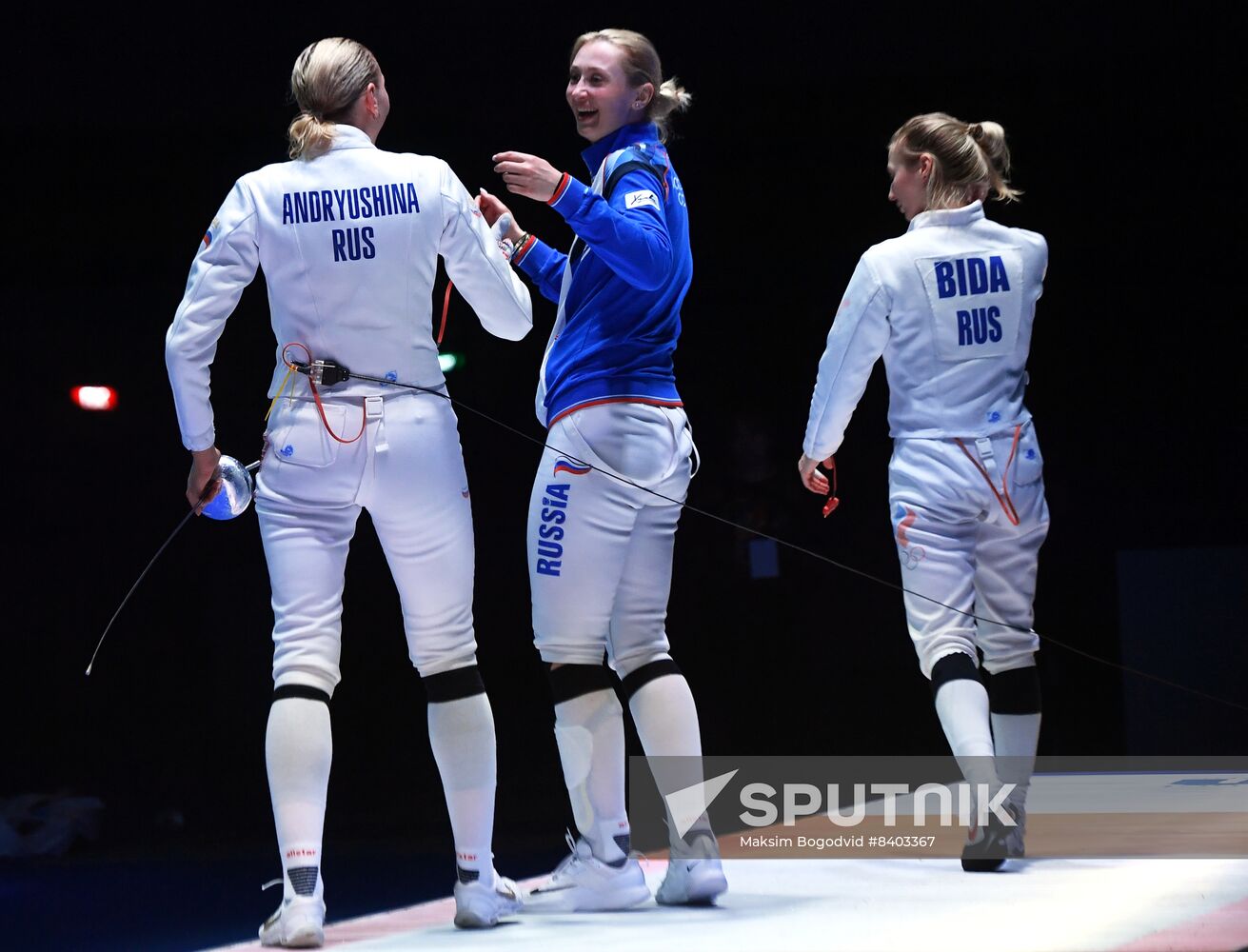 Russia Fencing Solidarity Cup Teams