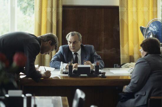 Nikolai Aksyonov, First Secretary of CPSU's Altai Territory Committee