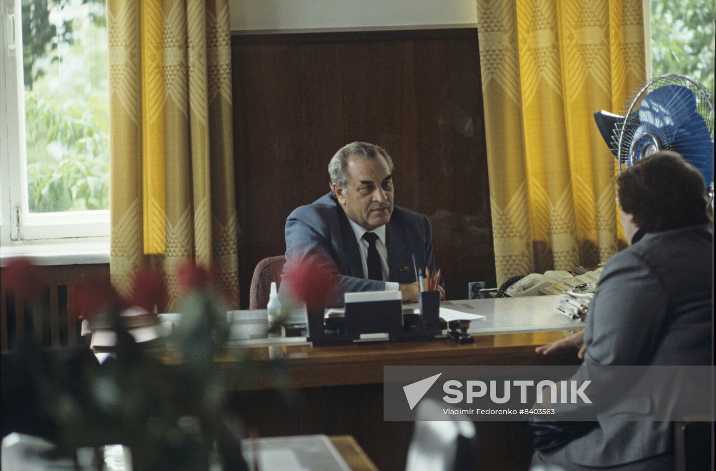 Nikolai Aksyonov, First Secretary of CPSU's Altai Territory Committee