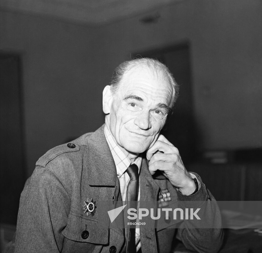 Writer Nikolai Vnukov