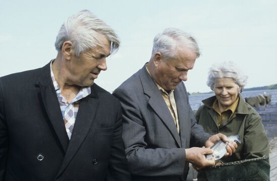 Kalinin fishing collective farm