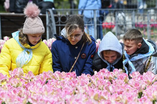 Russia Environment Tulips Exhibition