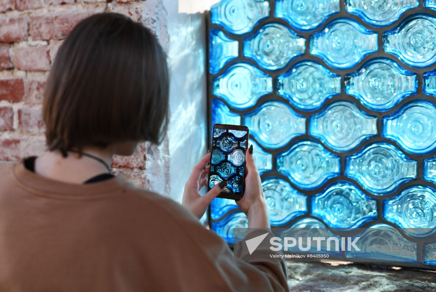 Russia Architecture Falconnier Glass Bricks Exhibition