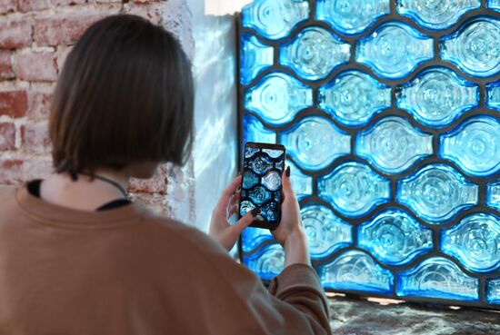 Russia Architecture Falconnier Glass Bricks Exhibition