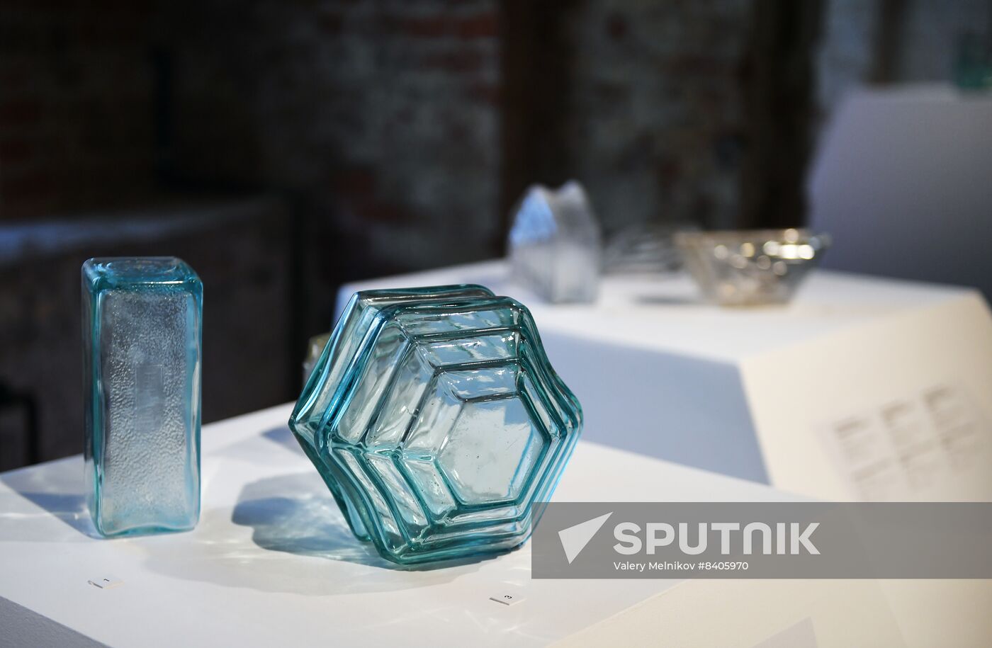 Russia Architecture Falconnier Glass Bricks Exhibition