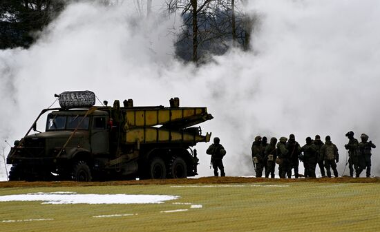 Belarus Russia Joint Military Grouping Drills