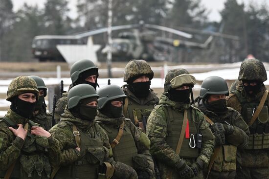 Belarus Russia Joint Military Grouping Drills