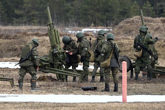 Belarus Russia Joint Military Grouping Drills