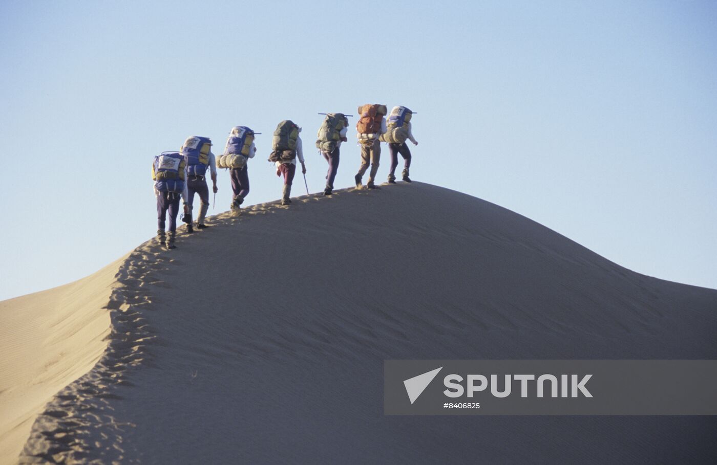 Humans and Desert science and sports expedition