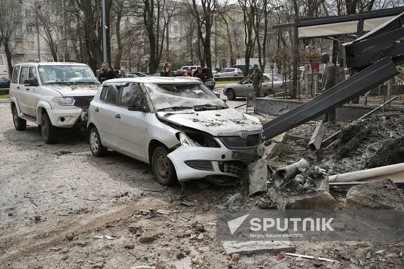 Russia Ukraine Military Operation Shelling