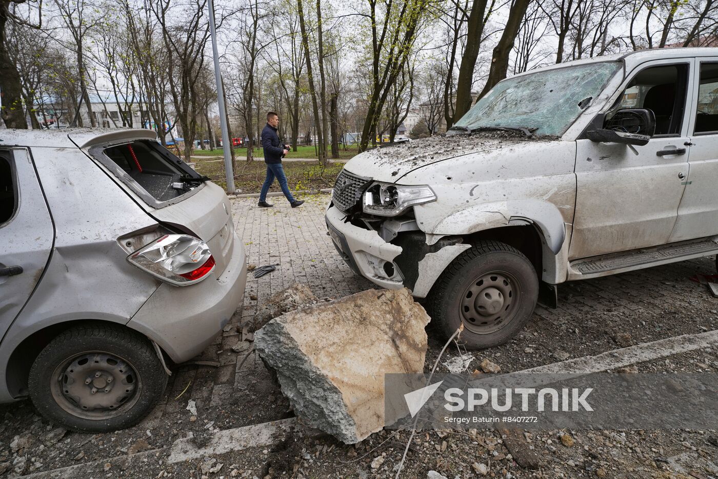 Russia Ukraine Military Operation Shelling