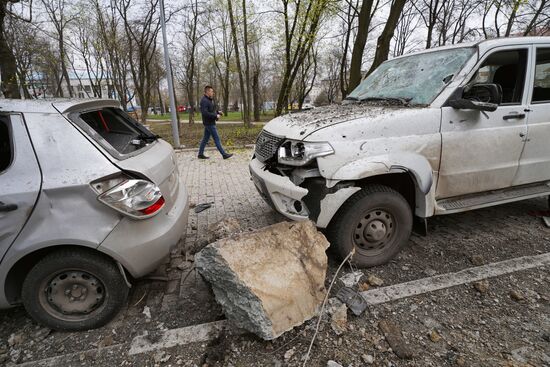 Russia Ukraine Military Operation Shelling