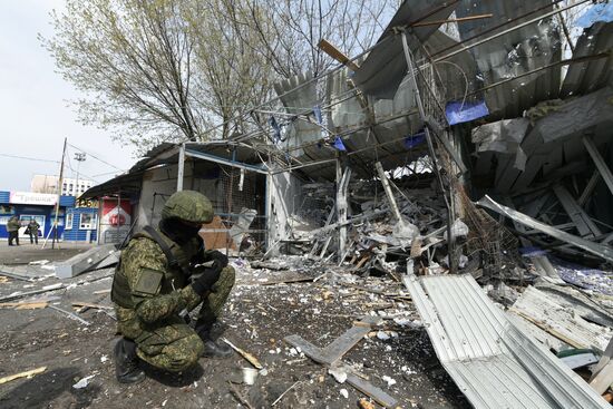 Russia Ukraine Military Operation Shelling