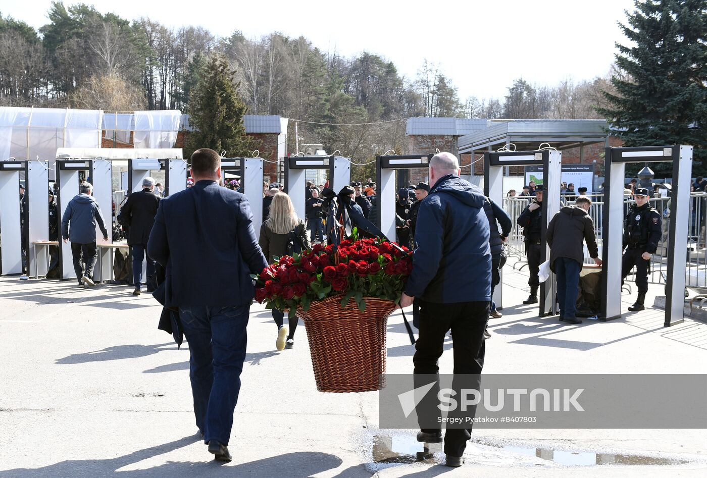 Russia Military Blogger Killing Funeral