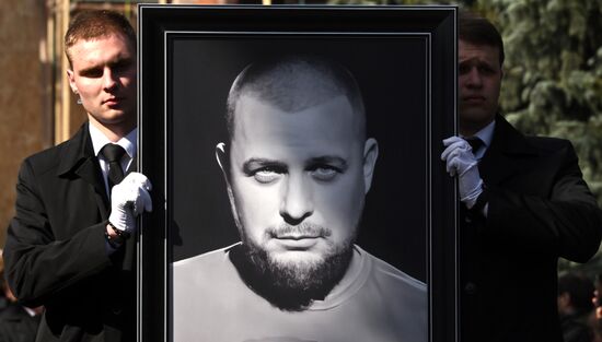 Russia Military Blogger Killing Funeral