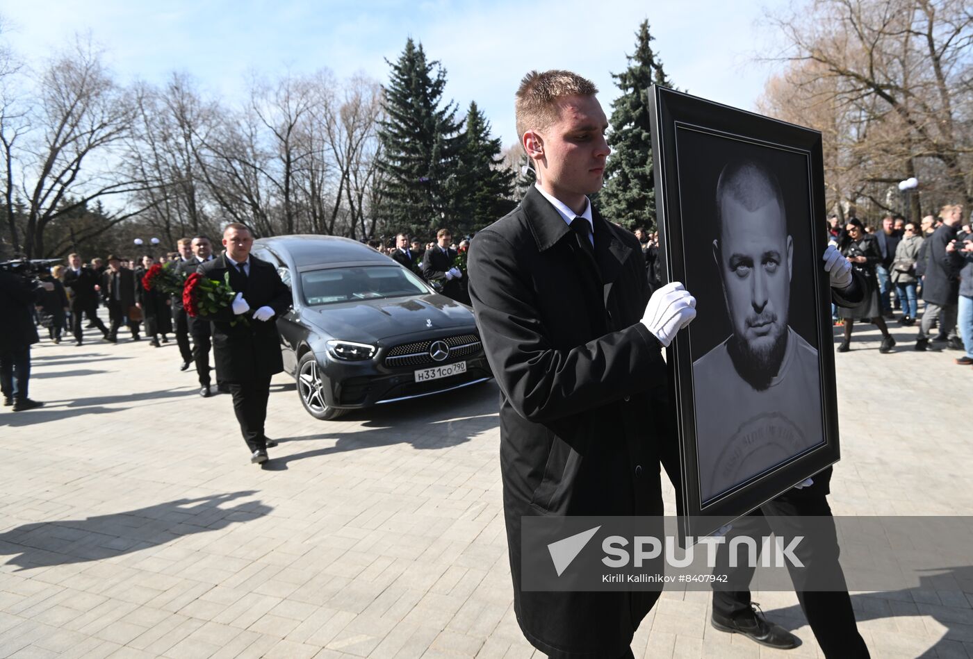 Russia Military Blogger Killing Funeral