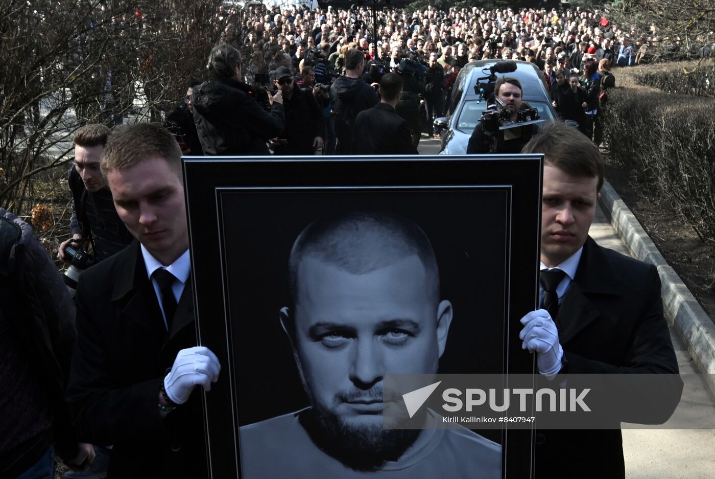 Russia Military Blogger Killing Funeral