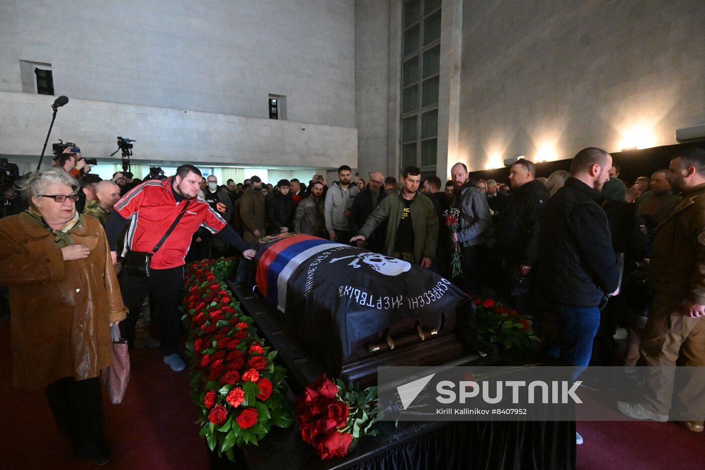 Russia Military Blogger Killing Funeral