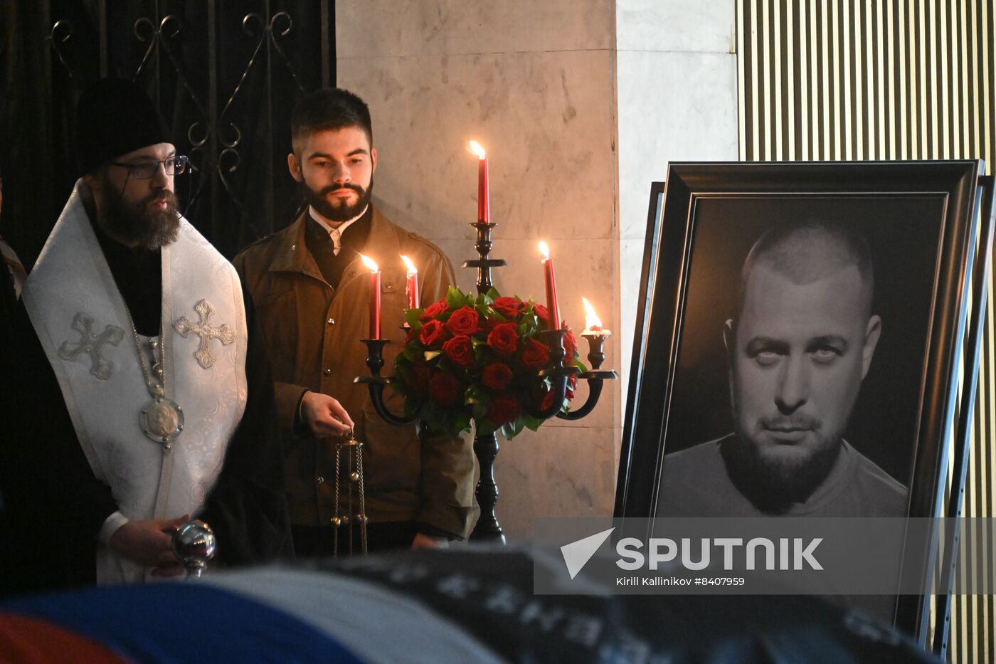 Russia Military Blogger Killing Funeral