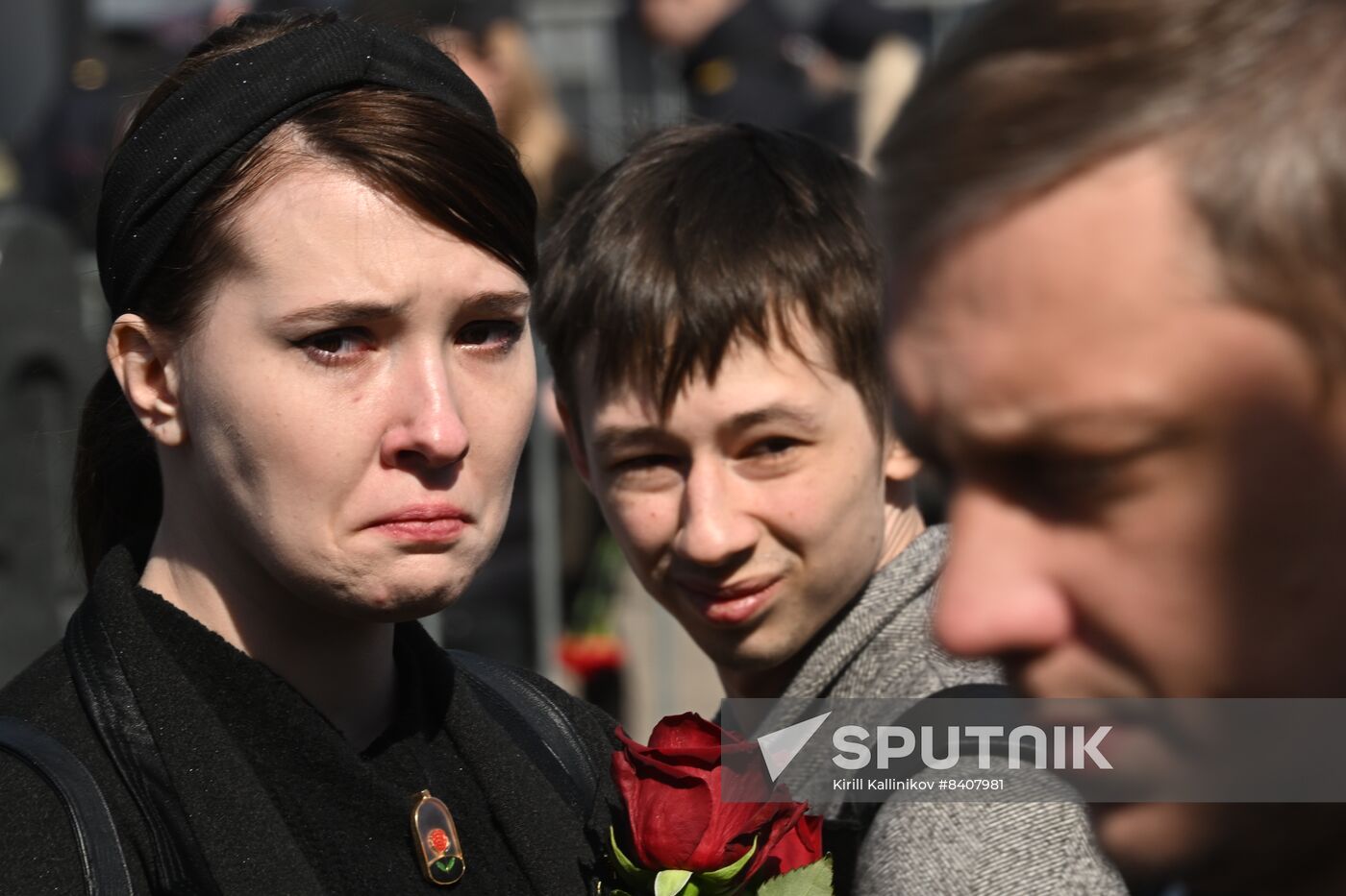 Russia Military Blogger Killing Funeral