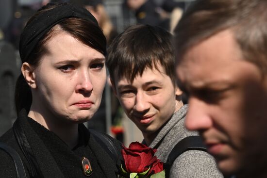 Russia Military Blogger Killing Funeral