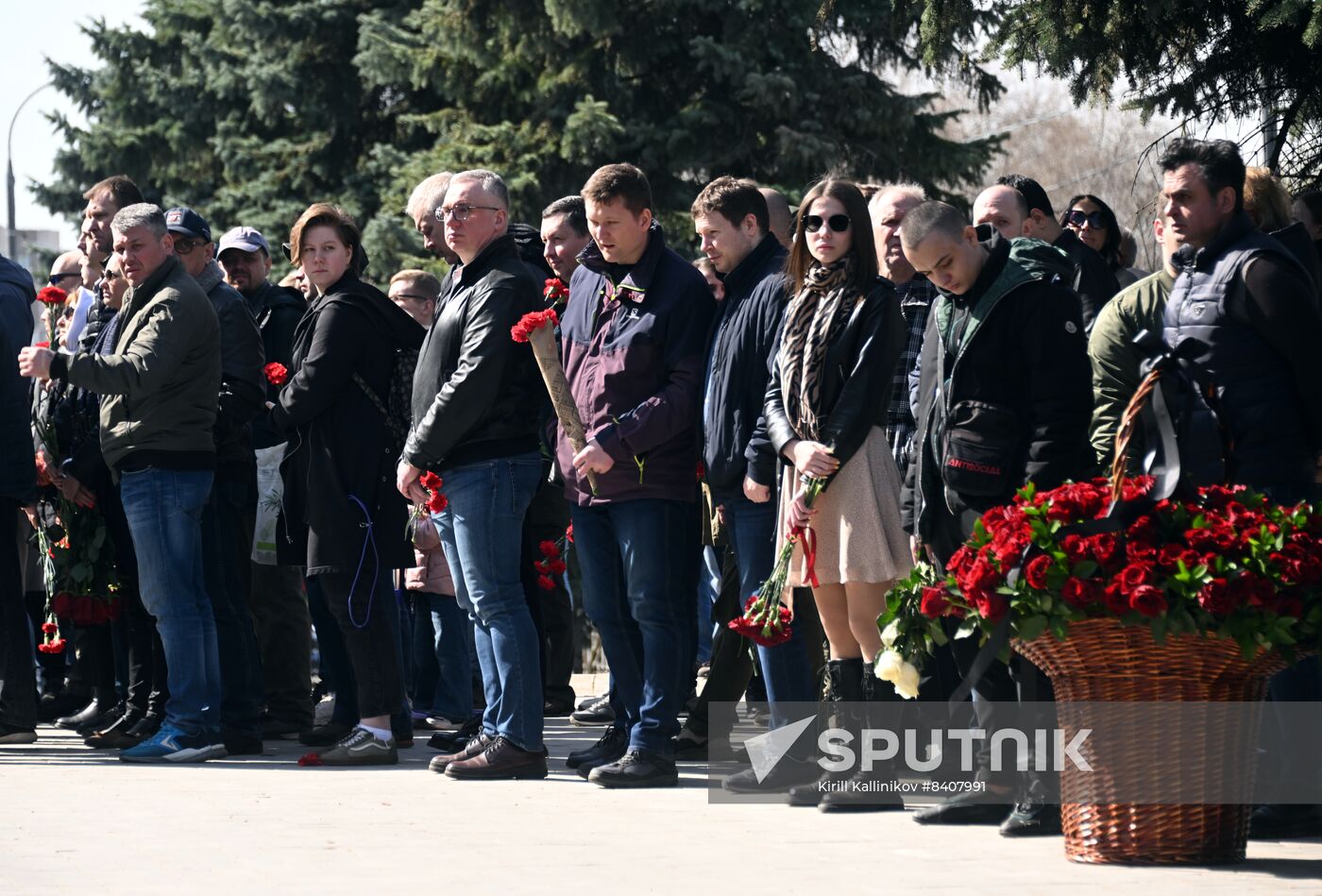 Russia Military Blogger Killing Funeral