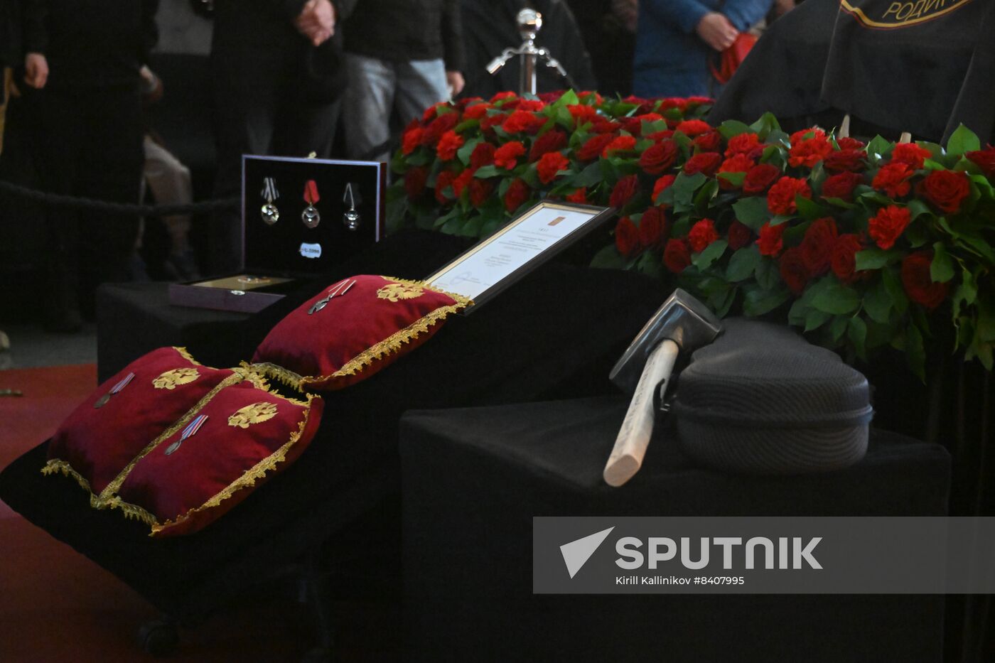 Russia Military Blogger Killing Funeral