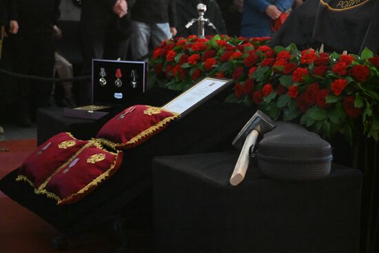Russia Military Blogger Killing Funeral