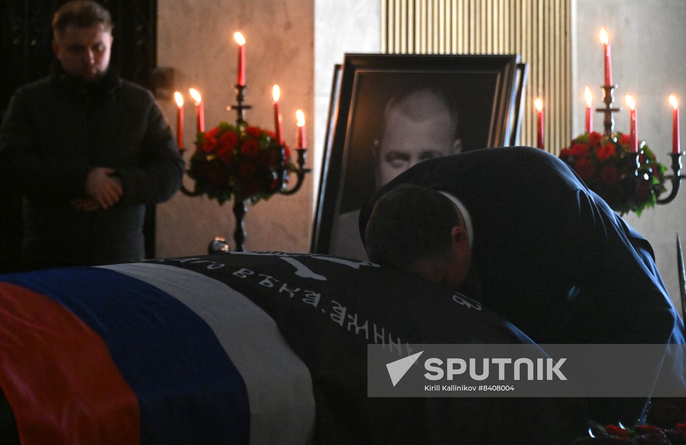 Russia Military Blogger Killing Funeral