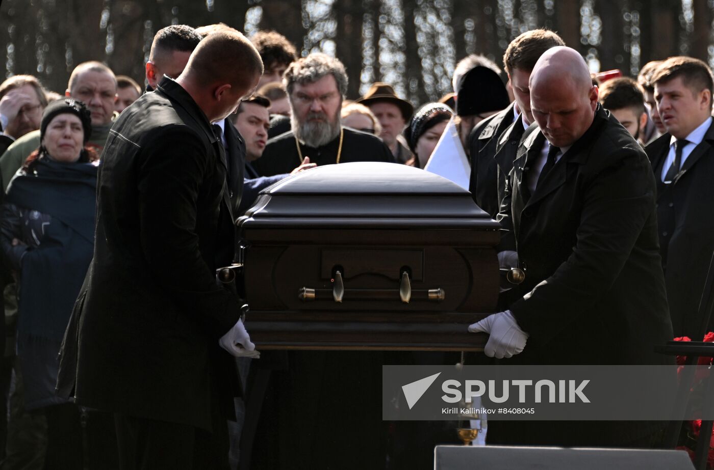 Russia Military Blogger Killing Funeral