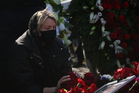Russia Military Blogger Killing Funeral