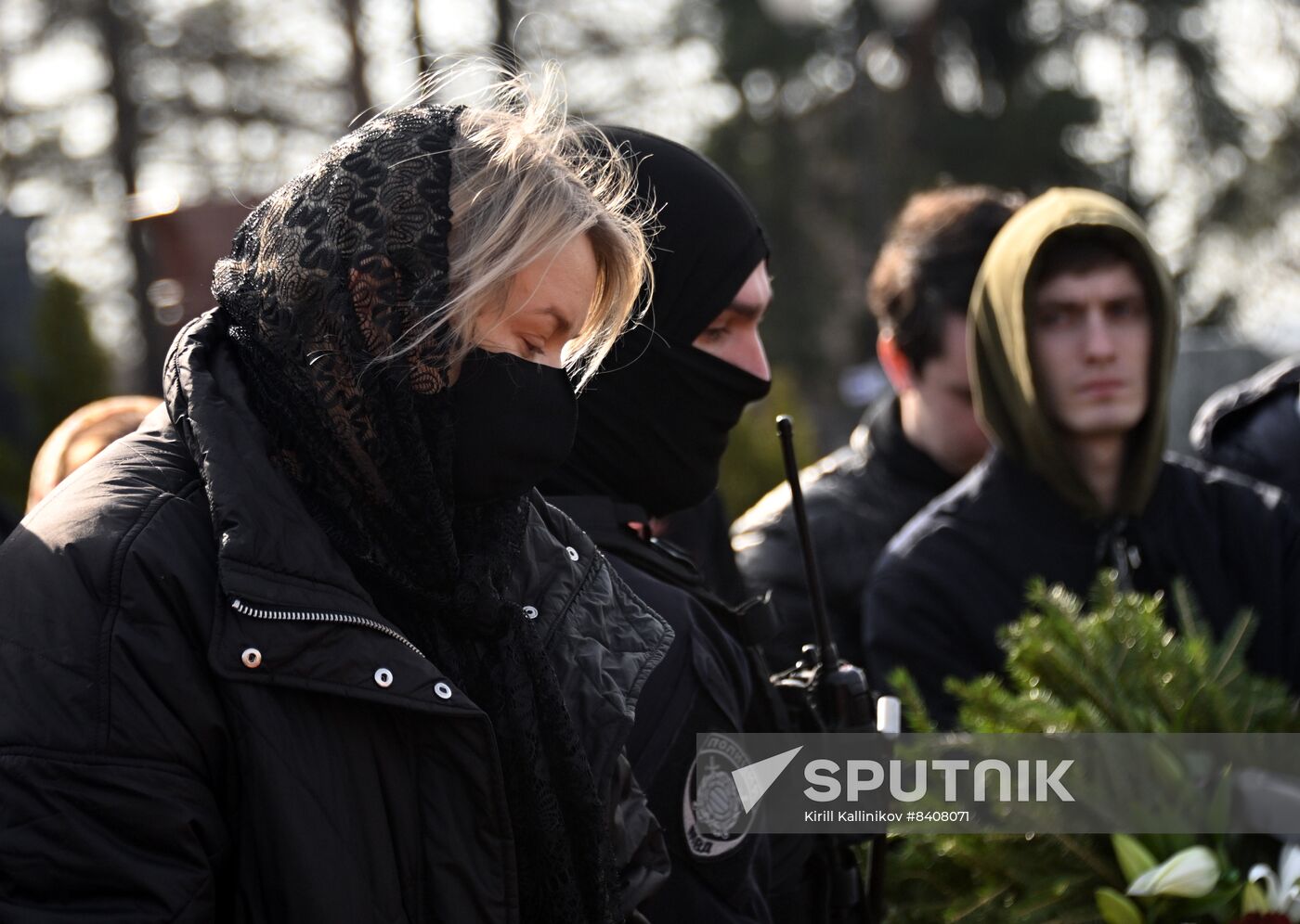 Russia Military Blogger Killing Funeral