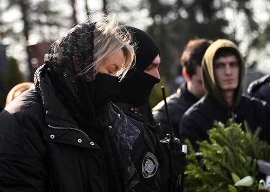 Russia Military Blogger Killing Funeral