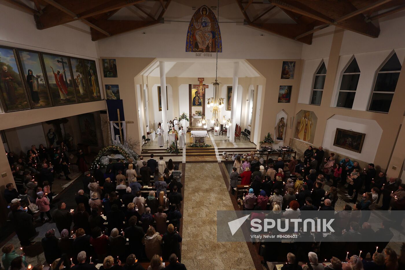 Russia Religion Catholic Easter