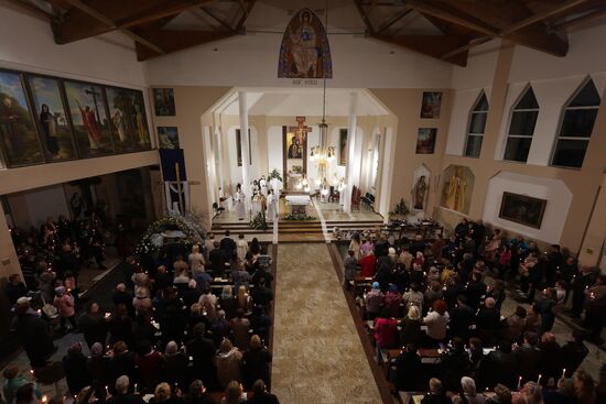 Russia Religion Catholic Easter