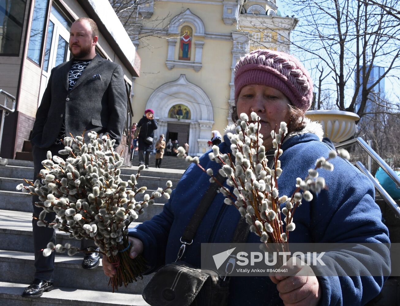 Russia Religion Orthodox Palm Sunday