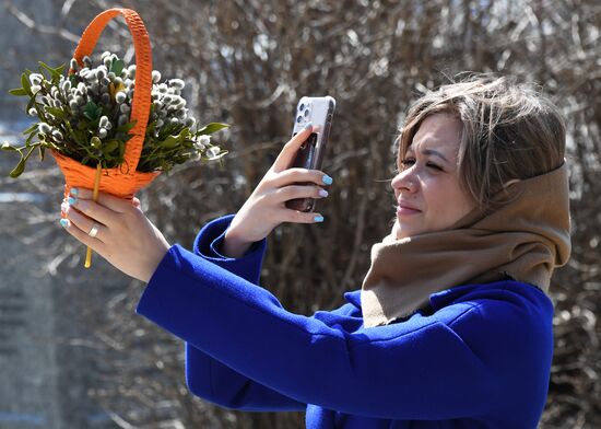 Russia Religion Orthodox Palm Sunday