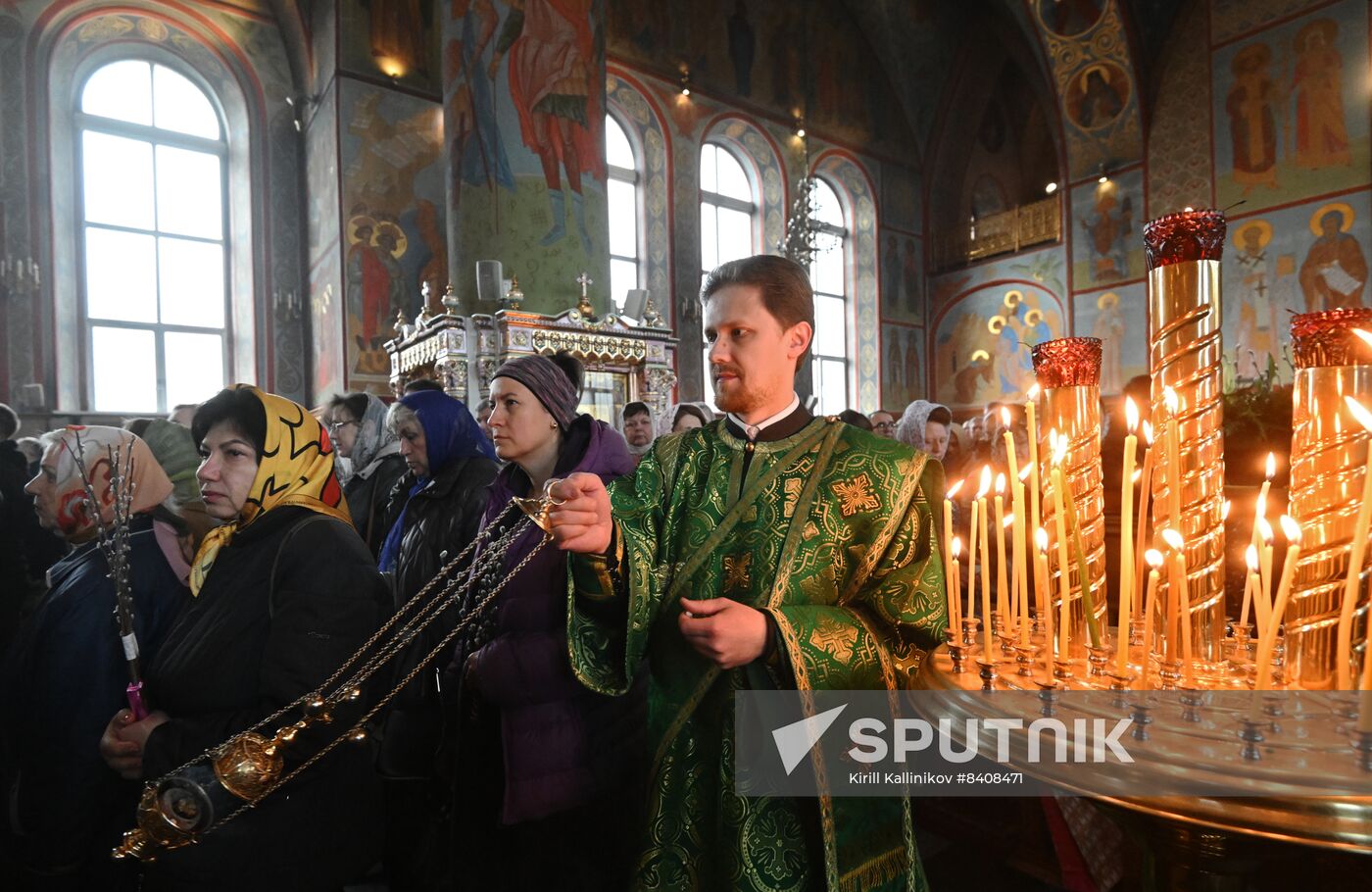 Russia Religion Orthodox Palm Sunday