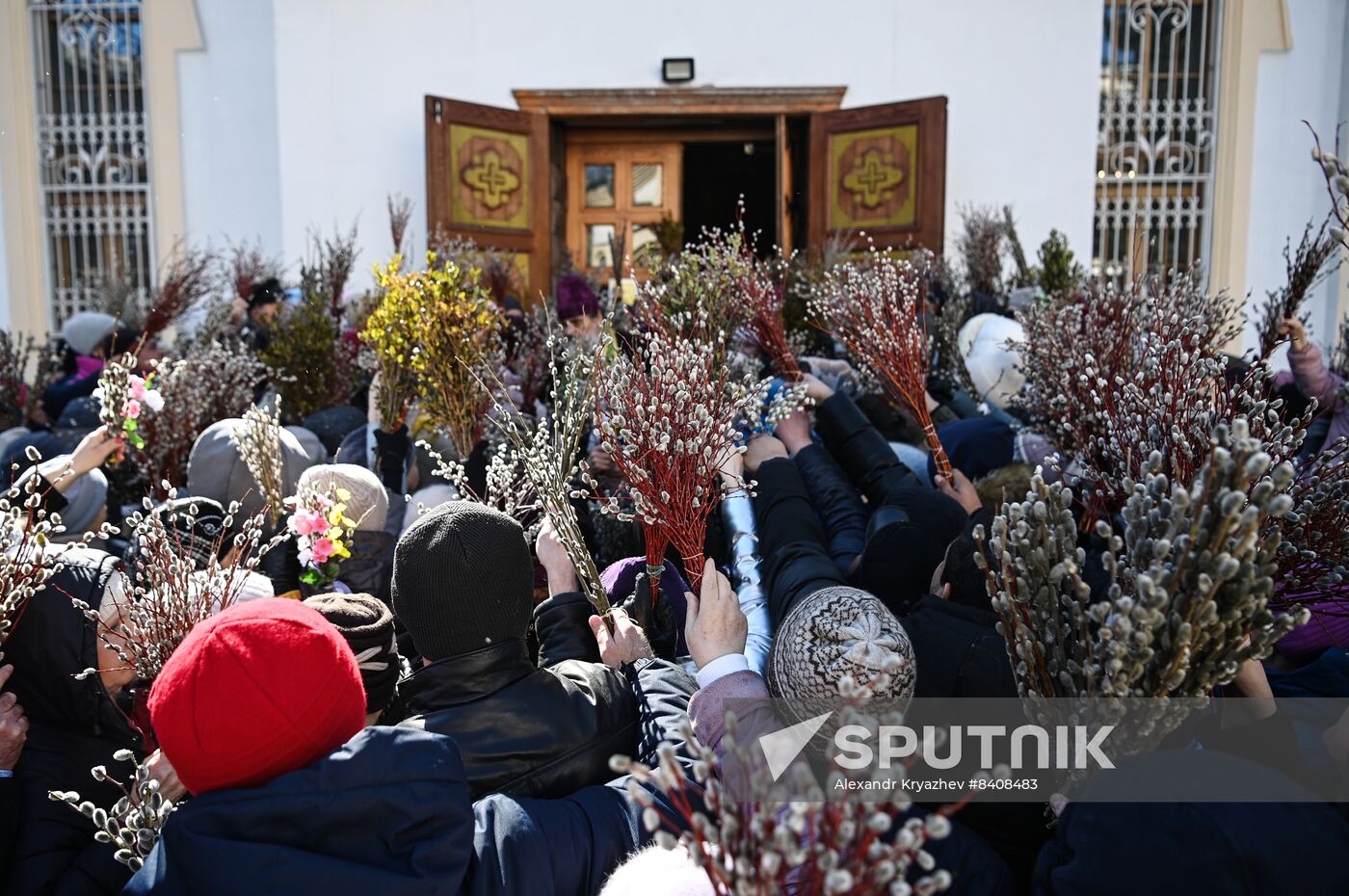 Russia Religion Orthodox Palm Sunday