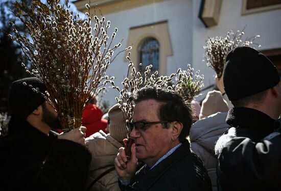 Russia Religion Orthodox Palm Sunday