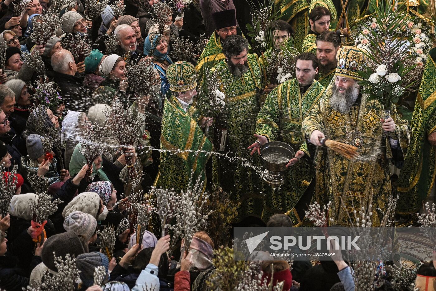 Russia Religion Orthodox Palm Sunday