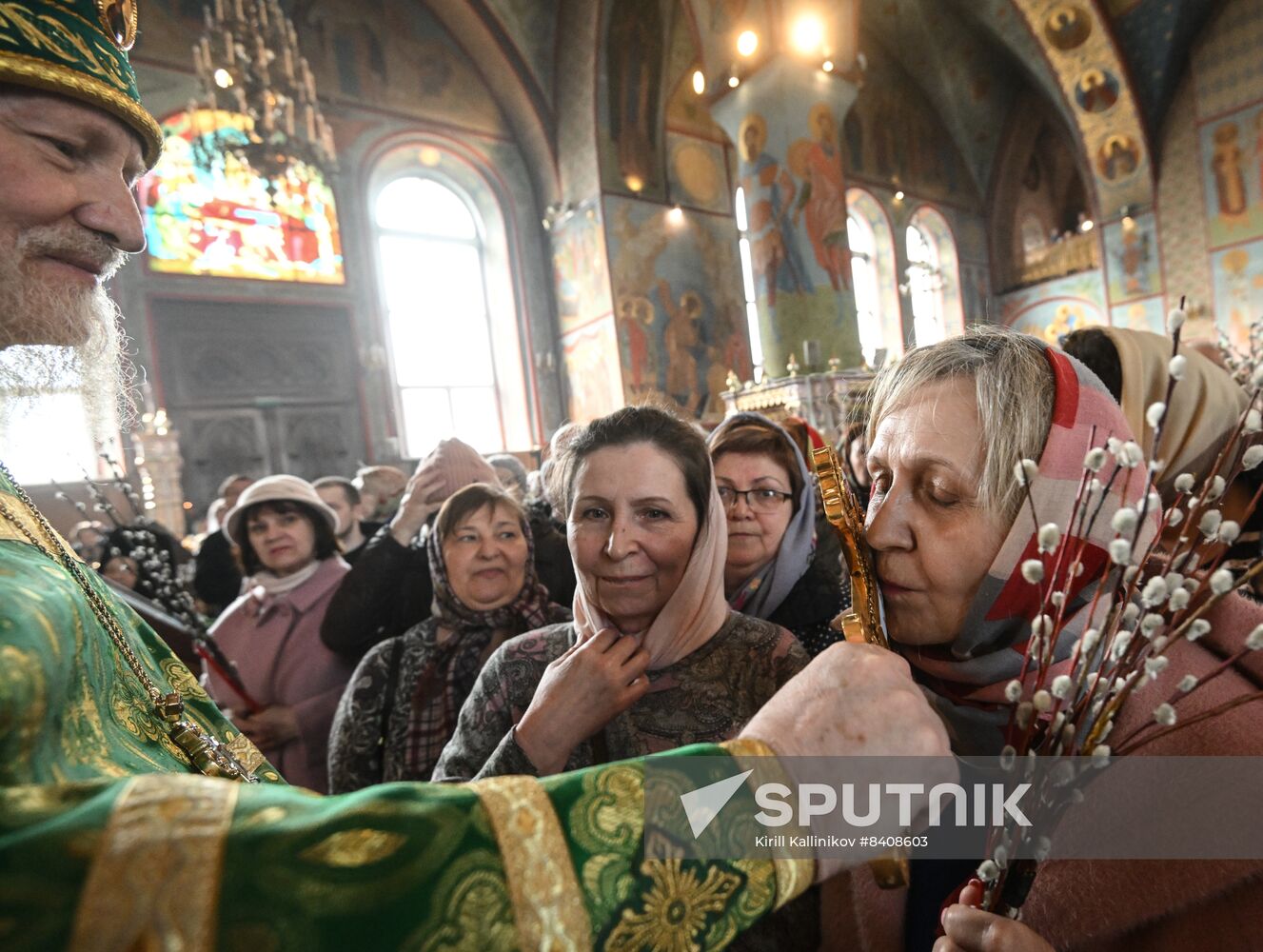 Russia Religion Orthodox Palm Sunday