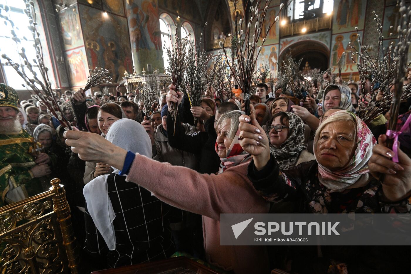 Russia Religion Orthodox Palm Sunday