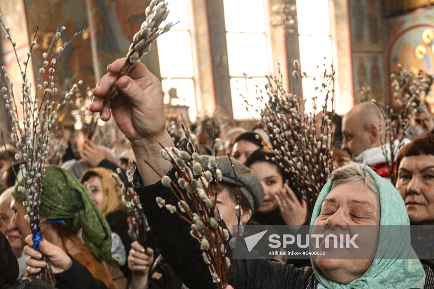 Russia Religion Orthodox Palm Sunday