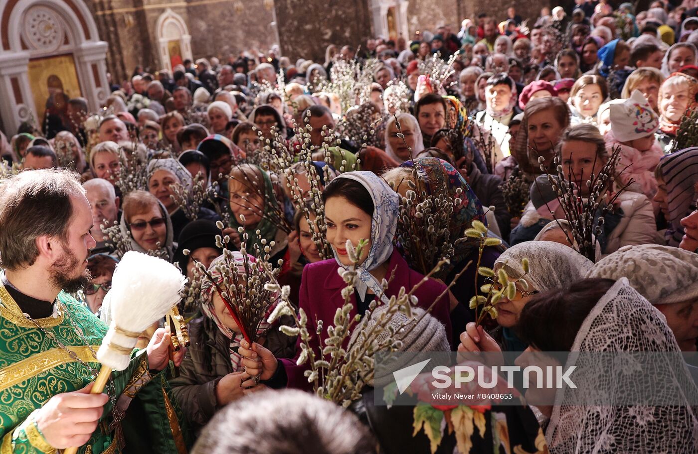 Russia Religion Orthodox Palm Sunday