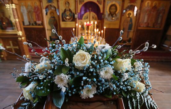 Russia Religion Orthodox Palm Sunday