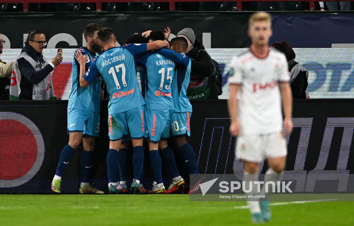 Russia Soccer Premier-League Lokomotiv - Zenit