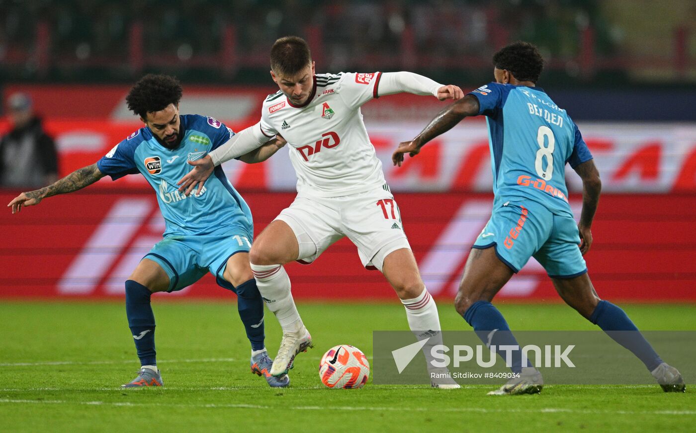 Russia Soccer Premier-League Lokomotiv - Zenit